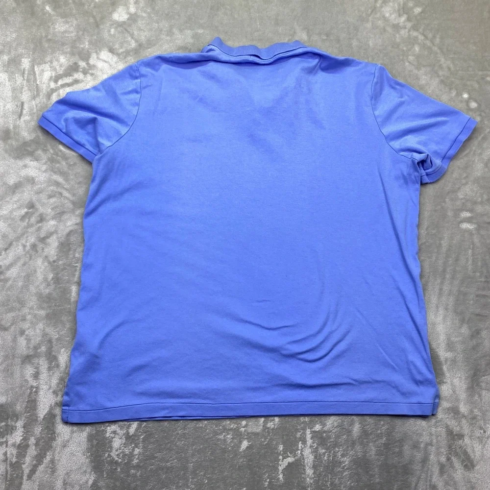 Ralph Lauren Polo Shirt Classic Fit Periwinkle‎ Blue Mens XL Flesh Pony Golf